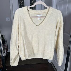 H&M cream sweater